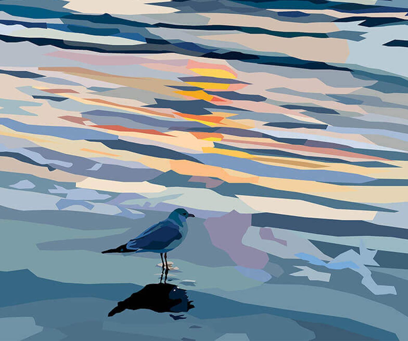 Pam Spremulli's artwork titled “Silver Lining.”