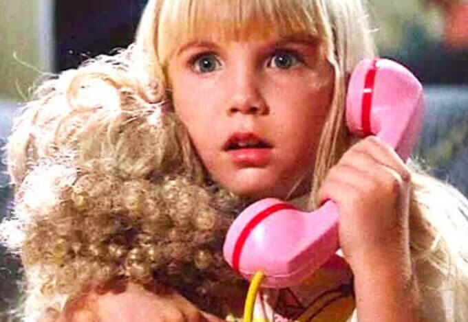 Carol Ann from Poltergeist II on the phone.
