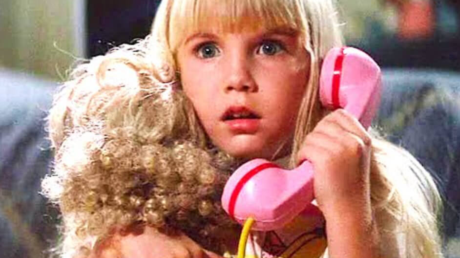 Carol Ann from Poltergeist II on the phone.