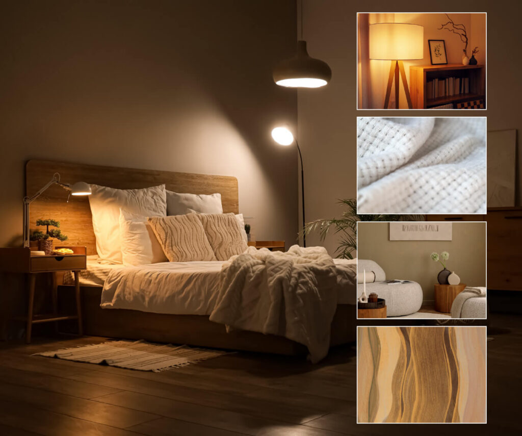 A look at the warm minimalism interior design trend, a key design style for home decor trends in 2026.