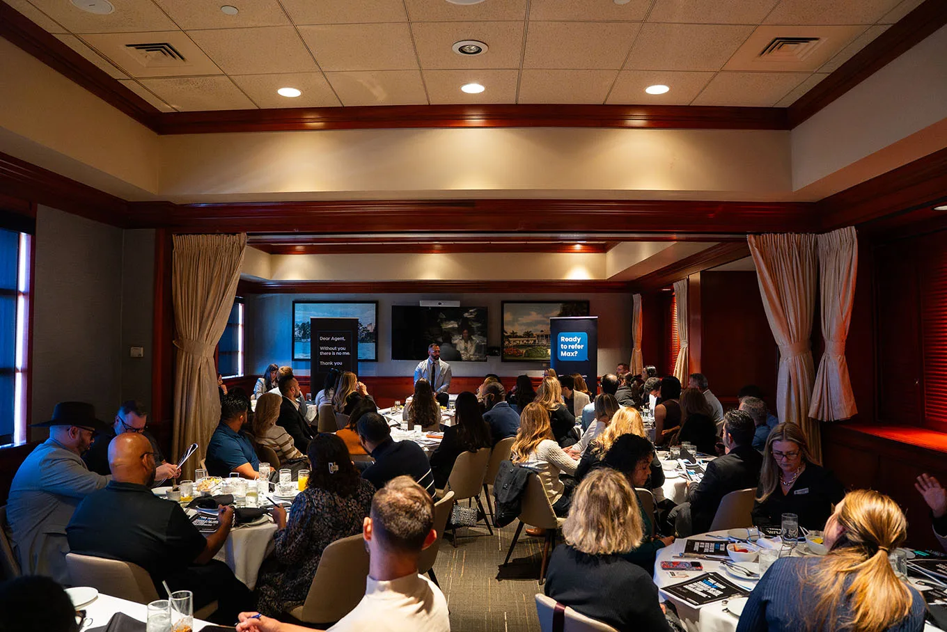 A photo of a Max Fisch realtor event
